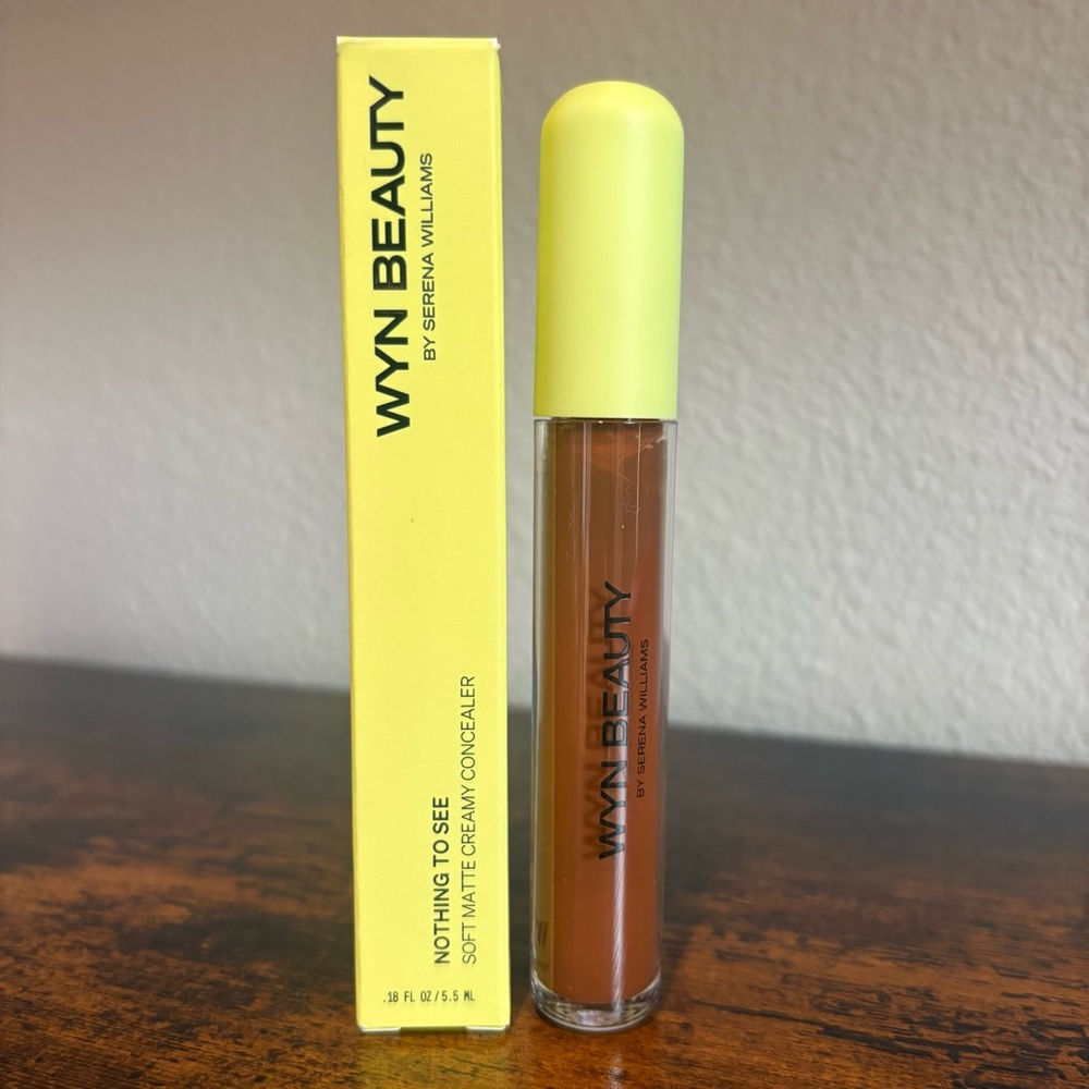 WYN Beauty Soft Matte Creamy Concealer in 510 Rise, A Rich Dark Brown Shade